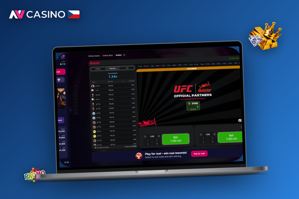 Aviator v NV Casino app na smartphonu a notebooku — hraj na Androidu i iOS