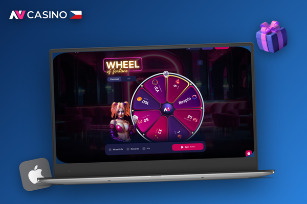 Přihlašovací obrazovka NV Casino desktop verze s polem pro e-mail a heslo