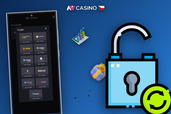 Mobilní kryptopeněženka s QR kódem pro soukromý vklad v NV Casino