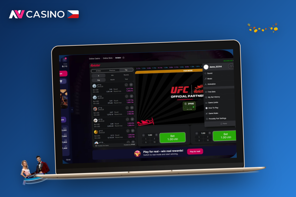 Notebook s polem pro promo kód NV Casino a ikonami platnosti a bezpečnosti