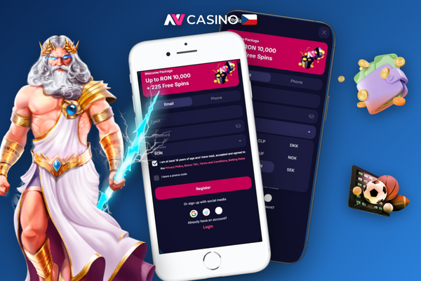 Pole pro promo kód v registračním formuláři NV Casino pro získání uvítacího bonusu