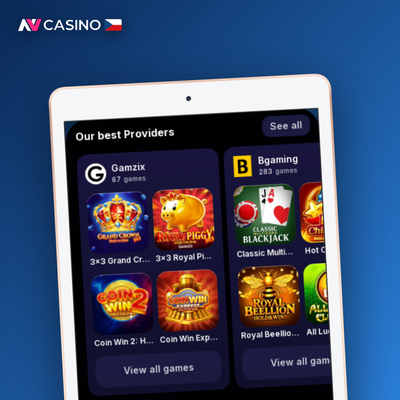 NV Casino mobilní aplikace s live sázením na fotbal a esporty